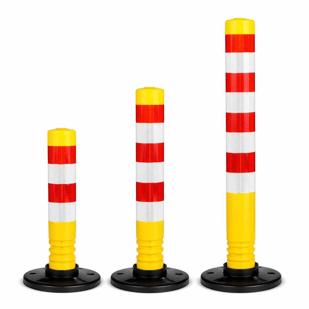 Collapsible HDPE Traffic Bollard 50/80/120 cm