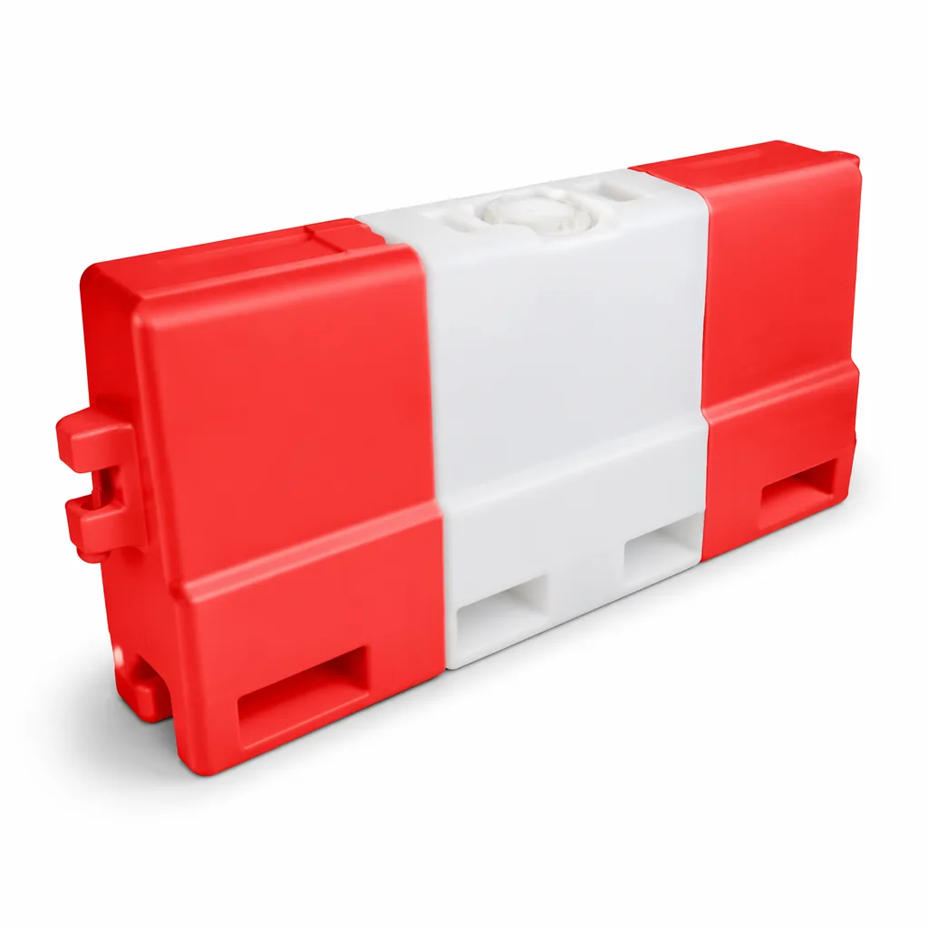 Water-Filled Plastic Traffic Barrier
