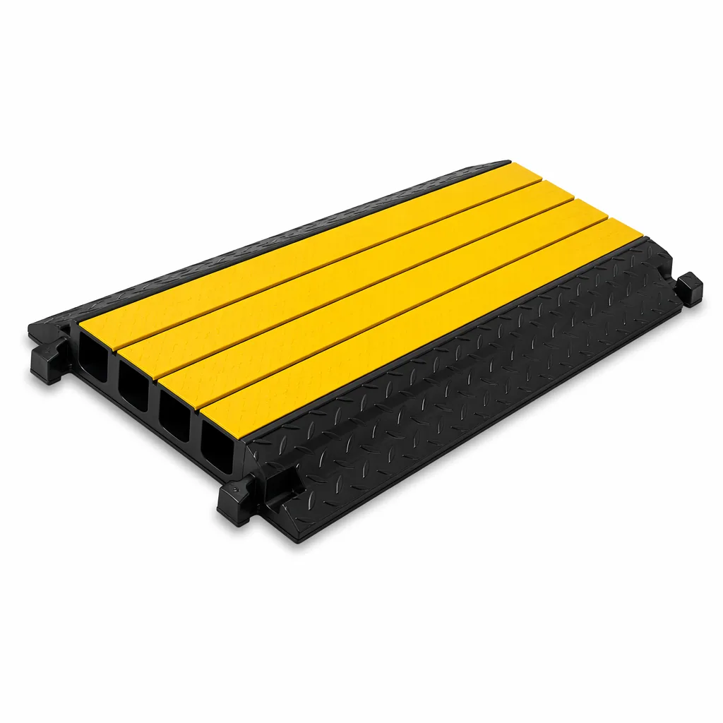 5-Channel Roadway Rubber Cable Protector